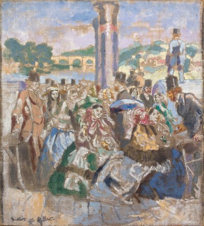 Der Fluss [Nach John Gilbert], um 1930-31 von Walter Richard Sickert
