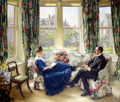 Das Morgenraum, um 1907 von Walter Russell