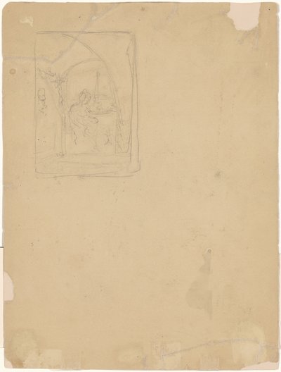 Studie eines Innenraums von Walter Shirlaw