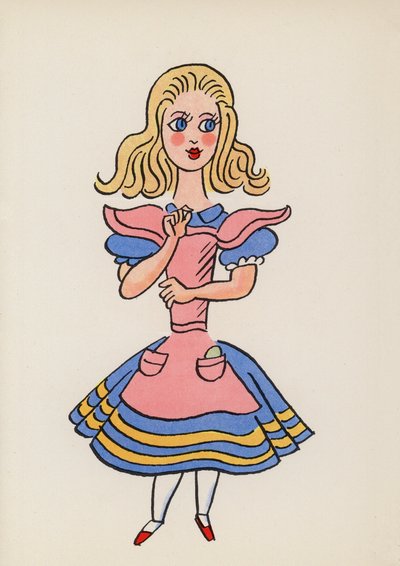 Figuren aus Kinderbüchern: Alice im Wunderland von Walter Trier