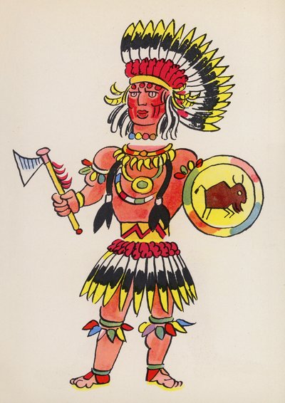 Figuren aus Kinderbüchern: Der letzte Mohikaner von Walter Trier