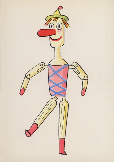 Figuren aus Kinderbüchern: Pinocchio von Walter Trier