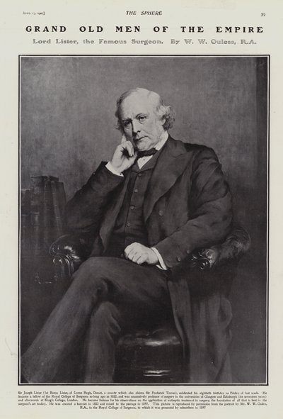 Joseph Lister von Walter William (after) Ouless