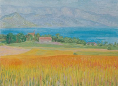 Kornfeld am Attersee von Walther Gamerith