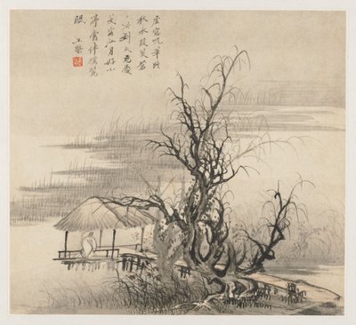 Album der Landschaften: Blatt 7 von Wang Gai