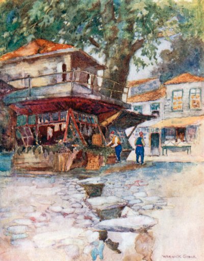 Ein Dorfladen in Kavak von Warwick (after) Goble