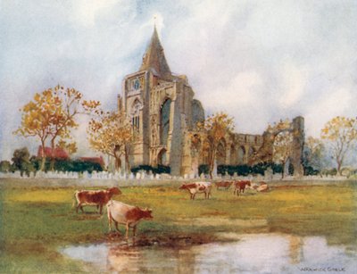 Crowland Abbey von Warwick (after) Goble