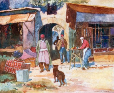 Eingang zu einem türkischen Khan von Warwick (after) Goble
