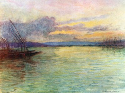 Goldenes Horn nach Sonnenuntergang von Warwick (after) Goble