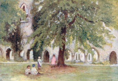 Netley Abbey: Die Kreuzgänge von Warwick (after) Goble