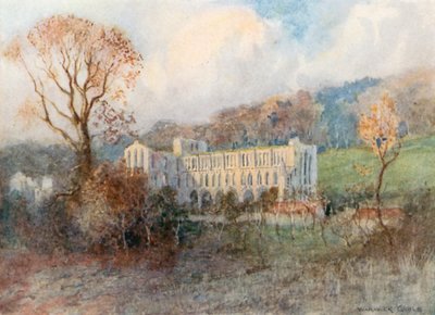 Rievaulx Abbey von Süden von Warwick (after) Goble