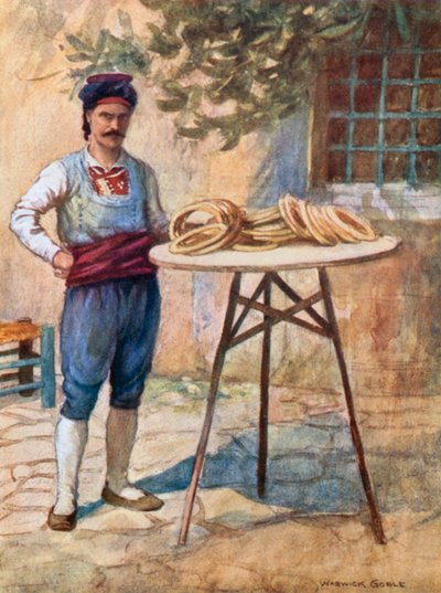 Simit-Verkäufer von Warwick (after) Goble