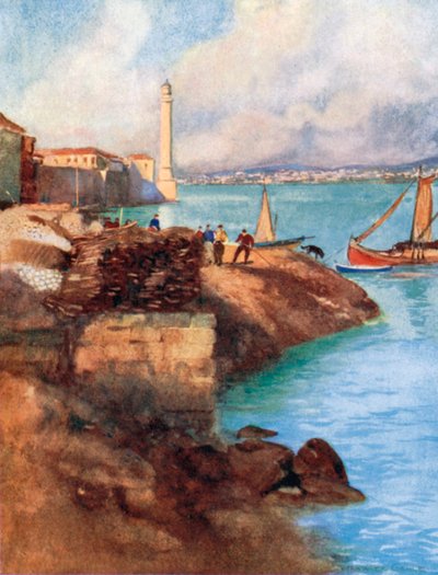 Der Seraglio-Leuchtturm und Scutari von Warwick (after) Goble