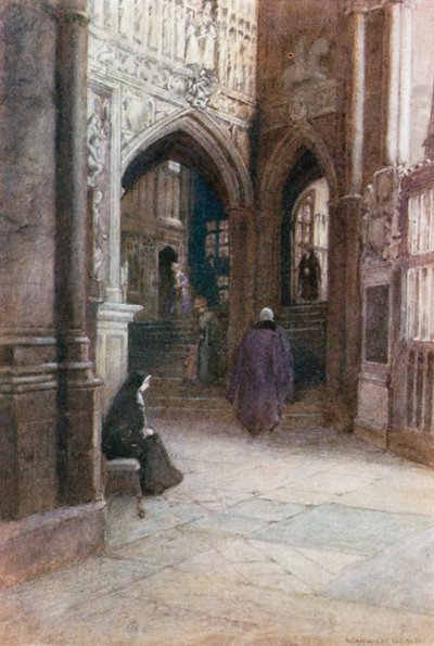 Westminster Abbey: Der südliche Umgang von Warwick (after) Goble