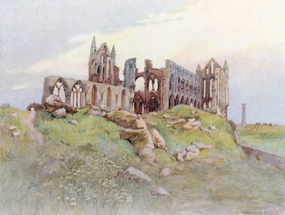 Whitby Abbey von Südwesten von Warwick (after) Goble