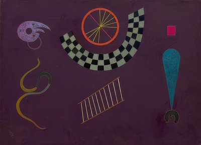 Band mit Karrees von Wassily Kandinsky