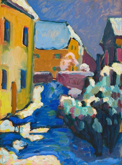Kochel - Friedhof und Pfarrhaus von Wassily Kandinsky