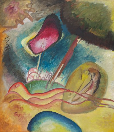 Roter Fleck (Nächtlich) von Wassily Kandinsky
