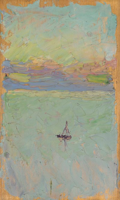 Segelboot auf dem Meer von Wassily Kandinsky