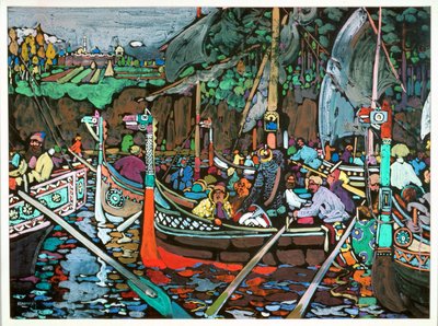 Das Lied der Wolga von Wassily Kandinsky