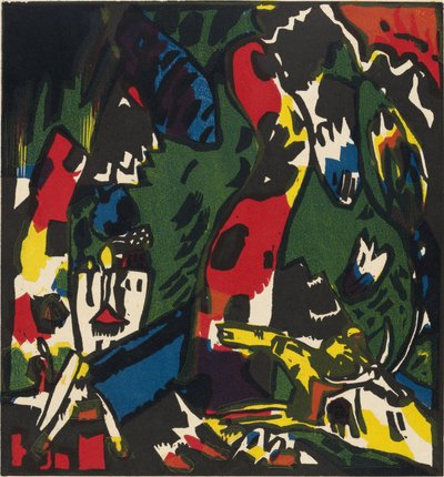 Ein Bogenschütze von Wassily Kandinsky