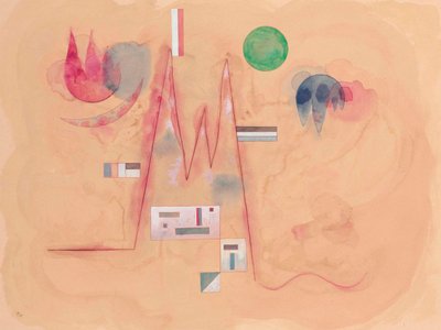 Zickzack in Weich, 1933 von Wassily Kandinsky