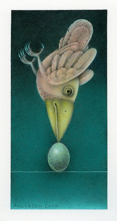 Balancierender Vogel, 2003 von Wayne Anderson
