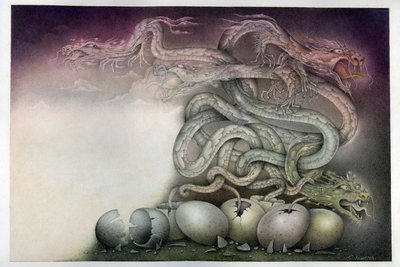 Drachengeburt von Wayne Anderson