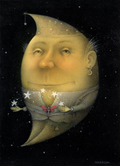 Jonglierender Halbmond von Wayne Anderson