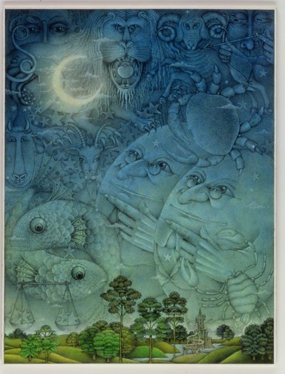 Zodiak-Himmel von Wayne Anderson