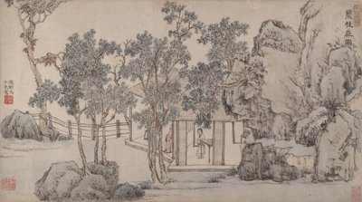 Das Cassia-Hain-Studio, ca. 1532 von Wen Zhengming
