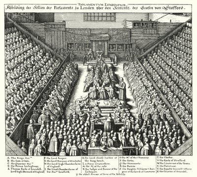 Prozess gegen Thomas Wentworth von Wenceslaus (after) Hollar