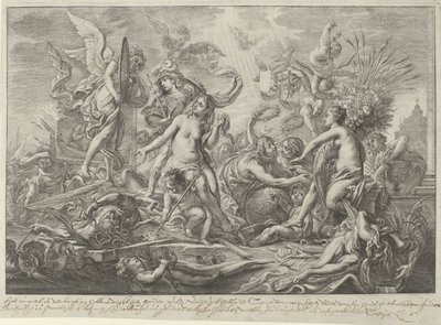 Allegorie auf den Westfälischen Frieden, 1648 von Wenceslaus Hollar