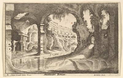 Amphitiatri Romani, ca. 1650 von Wenceslaus Hollar