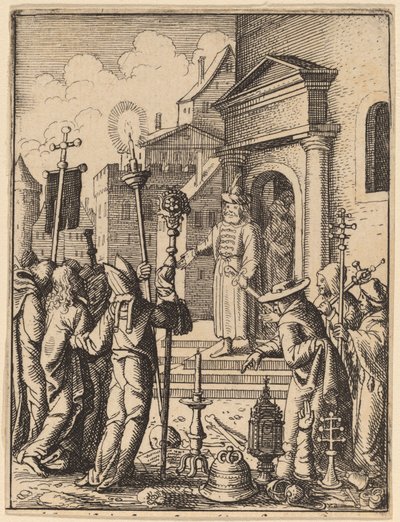 Jesus vor Pilatus von Wenceslaus Hollar