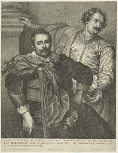Lucas und Cornelis de Wael von Wenceslaus Hollar