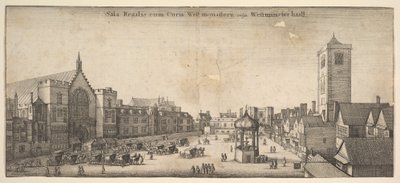 Sala Regalis cum Curia West-monasterii, vulgo Westminster Hall von Wenceslaus Hollar