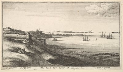 Südost-Ecke von Tanger von Wenceslaus Hollar