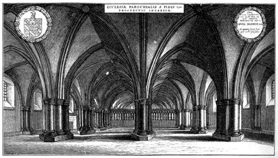 St Faiths Kirche in der Krypta der alten St Pauls Kathedrale, London, 1657, 1892 von Wenceslaus Hollar