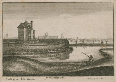 Das Wasserhaus, Islington von Wenceslaus Hollar