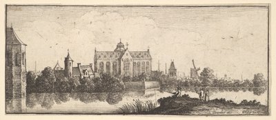 Die Kirche am Wasser, 1625-77 von Wenceslaus Hollar