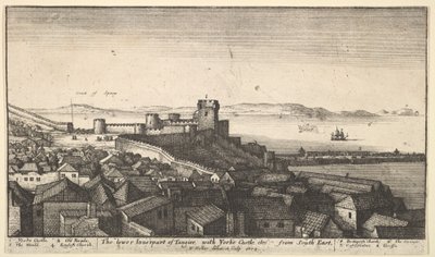 Der untere innere Teil von Tanger, 1673 von Wenceslaus Hollar