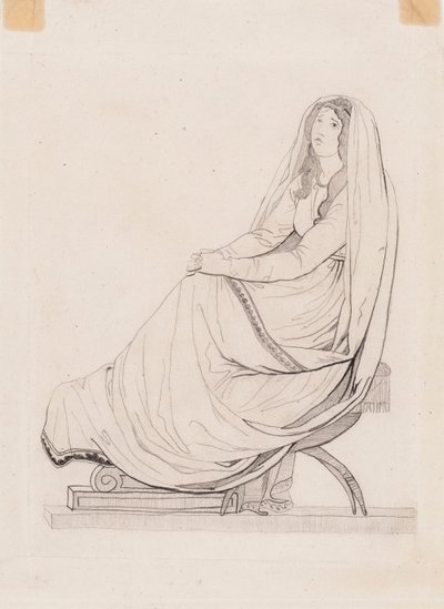Sitzende Frau von Werner Holmberg
