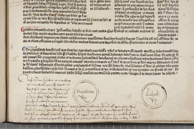 Fol 54 recto, Detail, Fasciculus Temporum von Werner Rolevinck