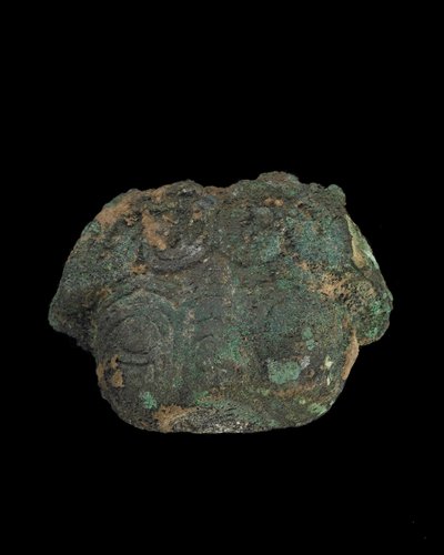 Ornament: groteske Tiermaske von Western Zhou Dynasty Chinese School