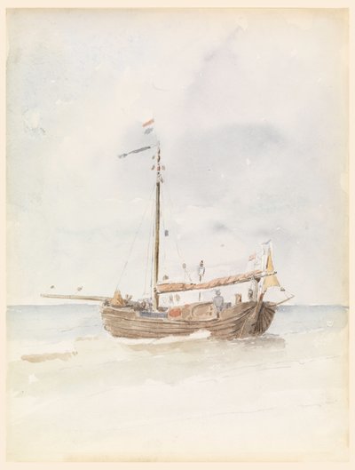 Eine niederländische Barke, 20. August 1887 von Whitney Warren Jr.