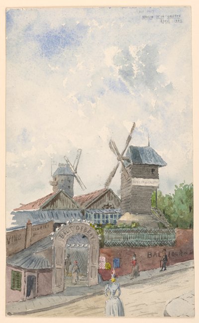 Moulin de la Galette, Paris von Whitney Warren Jr.