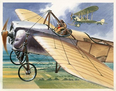 Bleriot XI Eindecker von Wilf (20th century) Hardy