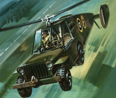 Ins Blaue: Der fliegende Jeep von Wilf (20th century) Hardy