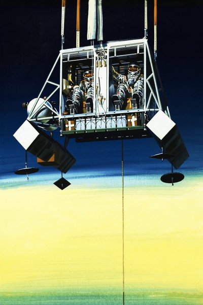 Männer und Maschinen: Flug an den Rand des Weltraums von Wilf (20th century) Hardy